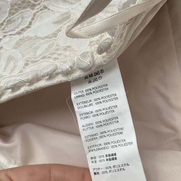 NWT BHLDN Whispers & Echoes Eastcote Strapless Bridal Wedding Gown Dress Size 8 - Picture 15 of 16